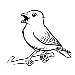 Obraz premium Detailed line art illustration of a majestic eagle in flight isolated on transparent background