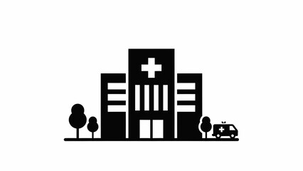 Obraz premium Healthcare Facility Illustration