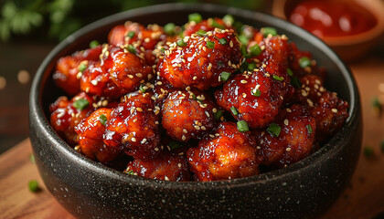 Freshness and nature on rustic homemade grilled beef generated by AI