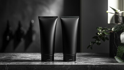 Beauty product packaging container bottle tube jar liquid generated by AI