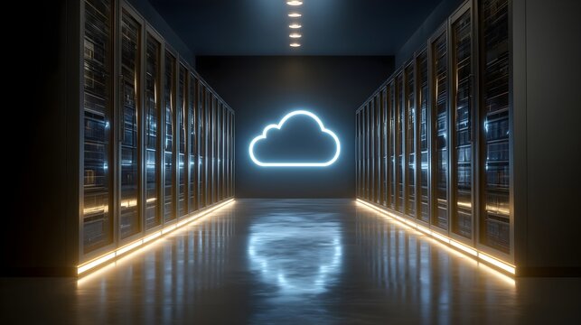 Cloud computing data center server