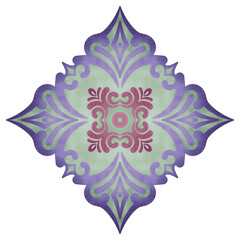 abstract floral ornament