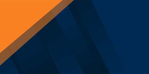 Vectors geometric dark blue and orange square theme overlap texture art. Background