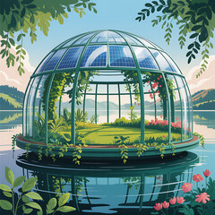 Floating Greenhouse Oasis