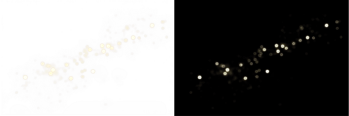 A luxurious golden sparkle PNG overlay with warm light shimmer