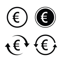 Euro Currency Symbol Exchange Vector 