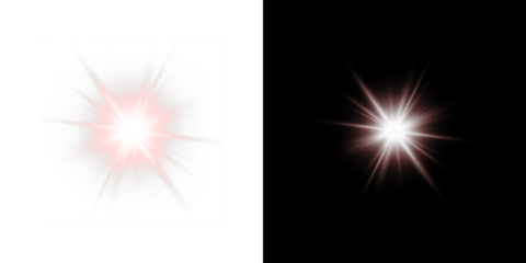 Discover a vibrant PNG overlay with a light burst and