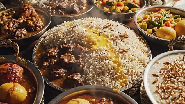 Bangladeshi family feast