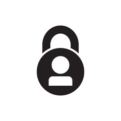 Secure Profile Lock Padlock Authentication Solid