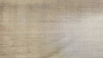 The old beige canvas has stains and blemishes from long-term use. The worn old fabric has stains, blemishes, the texture and background of the canvas.