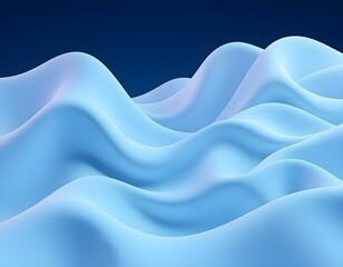 abstract blue waves