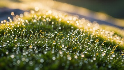 drops of dew on the grass images