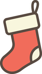 Cute Christmas Stocking Clipart