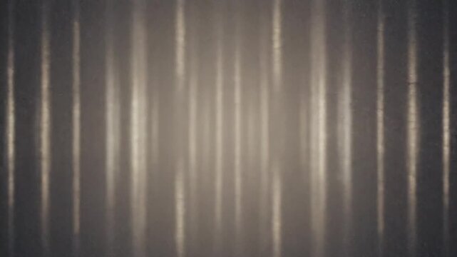 A retro glitch inspired design showing semi transparent parallel lines floating over a muted textured background with diffused lighting creating a flat quiet atmosphere enhanced by static noise in a s