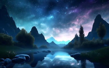 Fantasy landscape