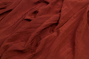 Fabric silk red background texture