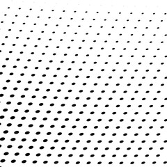 Abstract halftone wave dotted background. Halftone  grunge pattern with square.  Vector halftone modern pop art twisted texture for poster, cover, business card, postcard, art label layout, sticker.