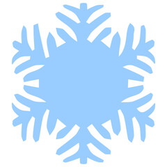 Obraz premium Blue frost flakes.