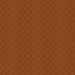 Fototapeta premium Warm red diamond-pattern quilted texture, ideal for cozy backgrounds, upholstery themes, and subtle decorative surfaces.
