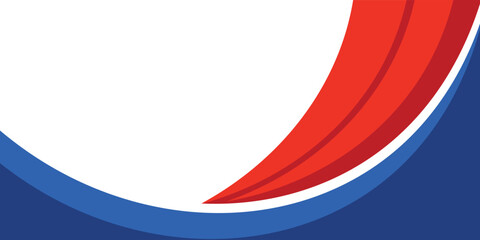 abstract business banner background with red and blue gradient color.eps10