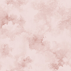 Soft pink watercolor splashes abstract background texture