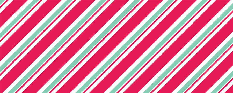 Seamless pattern. Pink-red stripes on white background. Striped diagonal pattern for printing on fabric, paper, wrapping, scrapbooking, websites Background with slanted lines Vector 