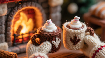 Cozy Yarn Hot Cocoa Cheers