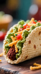 Knitted Taco Street-Food Scene