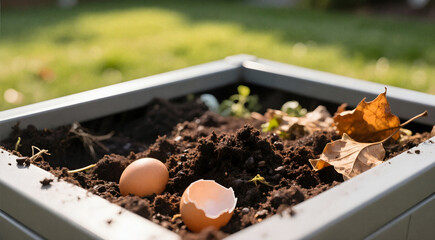 Compost Bin Detail Earth