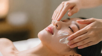 Hands Massaging Face Gentle