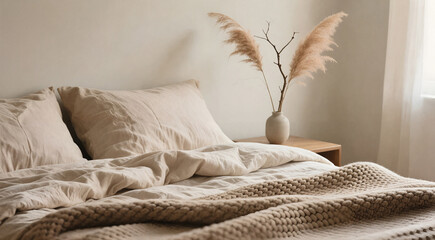 Earthy Texture Bedroom Detail