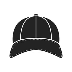 Baseball cap icon in flat style. Headgear vector illustration on isolated background. Sport hat sign business concept.