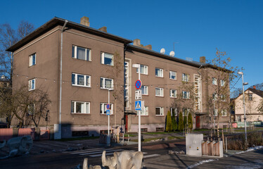 Street  view in P&auml;rnu, Estonia, Europe