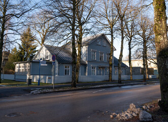 Street  view in P&auml;rnu, Estonia, Europe