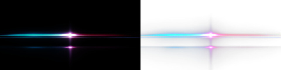 Blue-pink or purple speed lines on the road on a transparent background.PNG