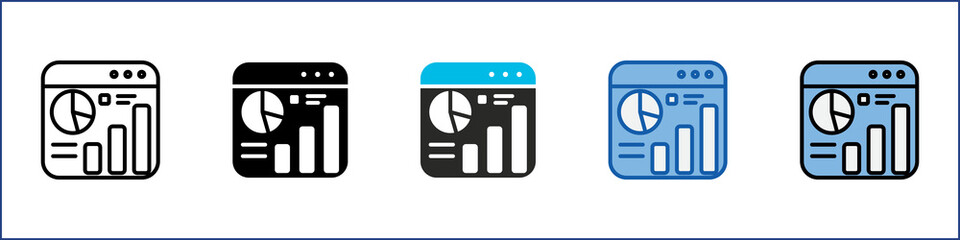 Data Single Icon Multistyle