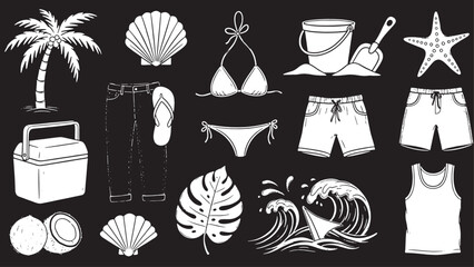 Abstract geometric composition with bold colors and text elements