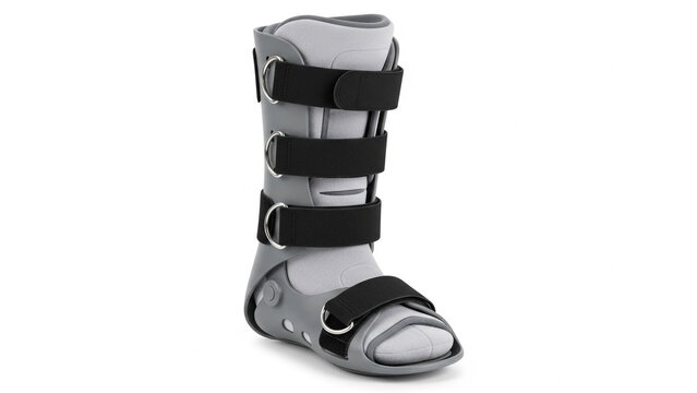 Medical walking boot for foot injury recovery offering stability and support after sprains, fractures, or surgery for a faster, safer healing process