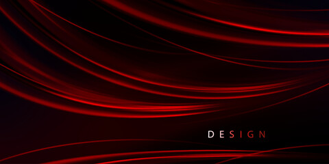 Exquisite red wavy chaotic background with glitter.