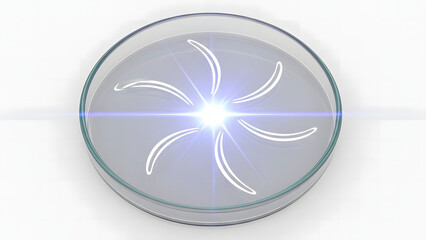 Abstract Whisk Design in Petri Dish