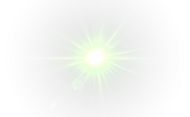 Light green star glow flash beam cosmic radiant burst shine energy magic.
