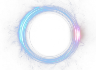 Spiral colored swirl portal vortex energy twirl curl ribbon light trails.
