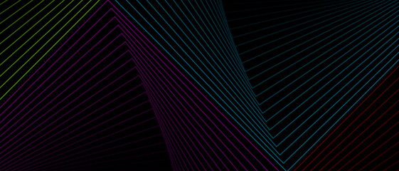 Modern graphic design element colorful stripes