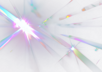 Prism crystal shine rainbow sparkle radiant glow beam color optic refraction.
