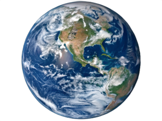 earth globe on png transparent background