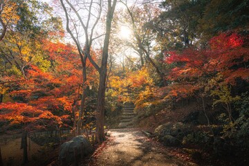 千葉県成田市　紅葉の成田山新勝寺
