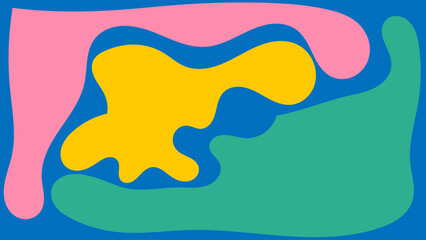 Abstract Modern Fluid Shape Graphic Minimalist Illustration Background Design