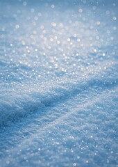 Obraz premium Sparkling snowflakes under soft light.