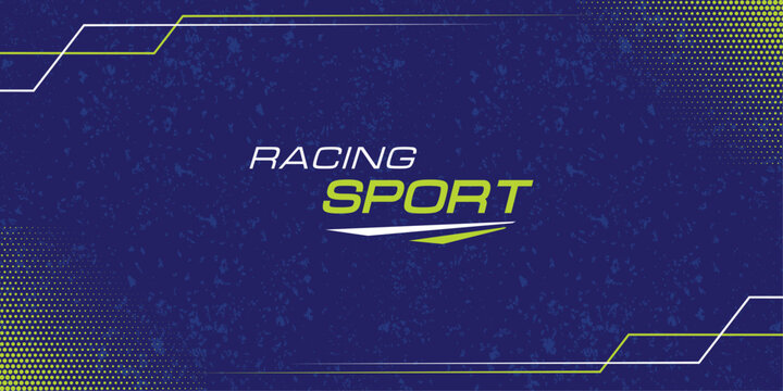 Abstract Sports Background Vector. Racing Sports Background Vector Illustration
