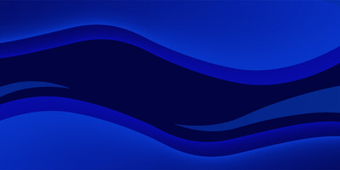 Vector blue line background curve element with purple space for text and message design